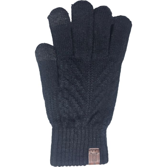 Classic Knitted Plain Gloves (12Pcs)