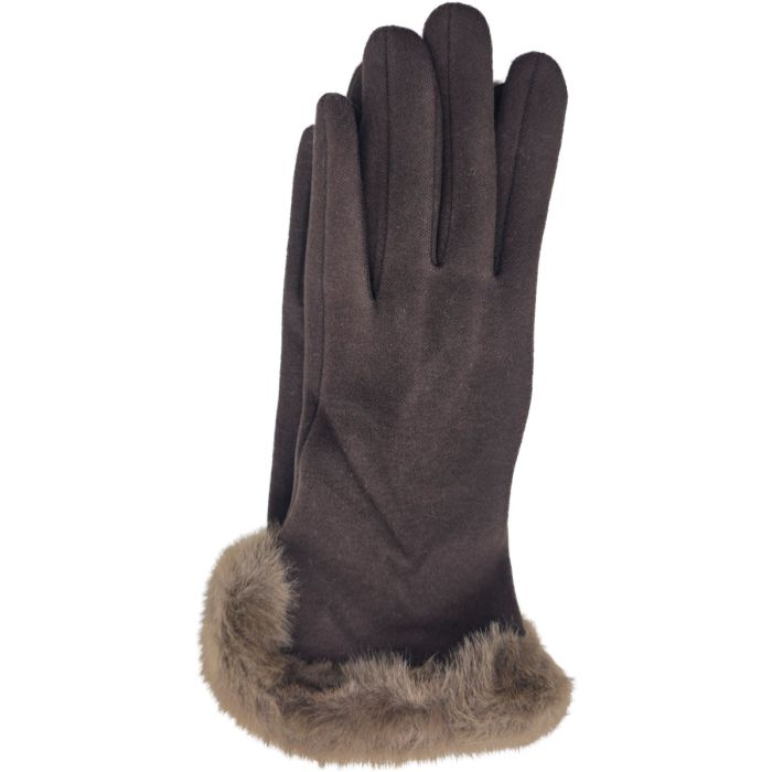 Womens Winter Fabric Gloves (12Pcs)