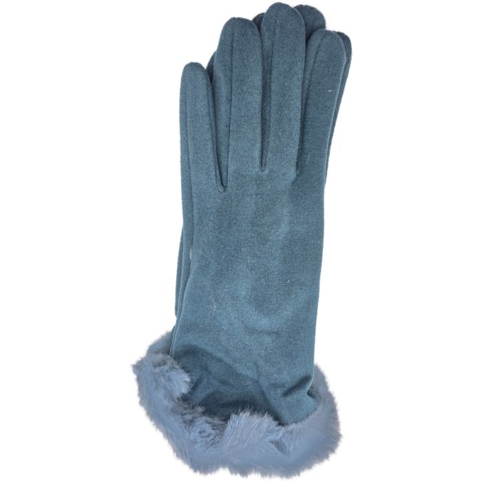 Womens Winter Fabric Gloves (12Pcs)
