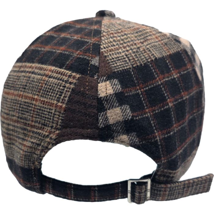 Adjustable Patchwork Newsboy Cap