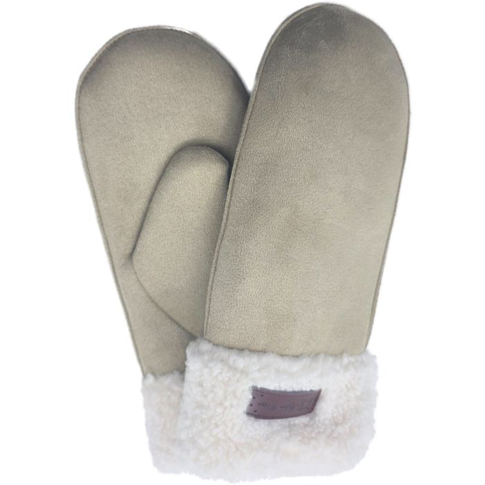 Faux Suede Mitten Gloves (12Pcs)