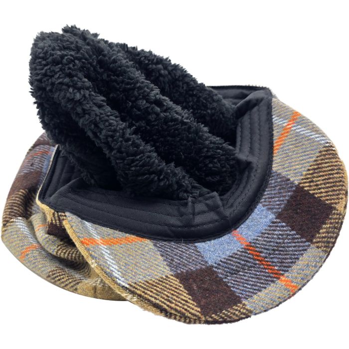 Women’s Checked Tweed Newsboy Cap