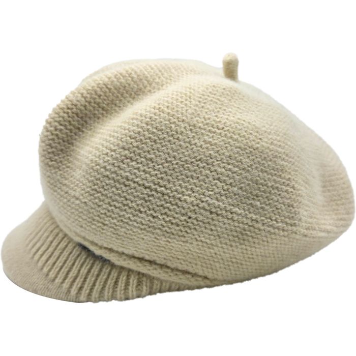Women’s Cashmere Wool Spitfire Cap (12Pcs)