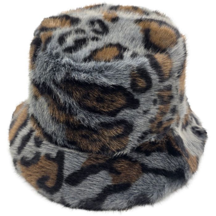 Winter Faux Fur Fluffy Bucket Hats