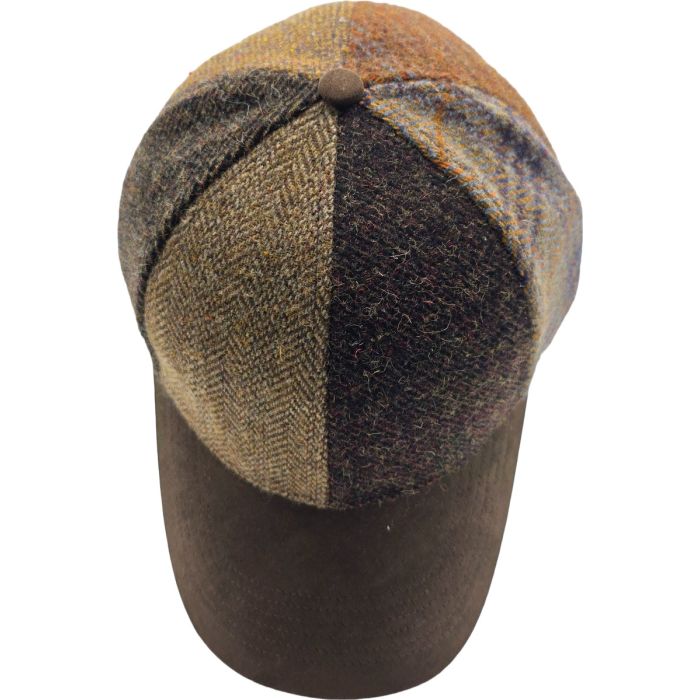 Patchwork Wool Baseball Cap
