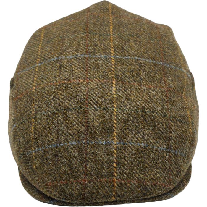 Check Tweed Flat Cap