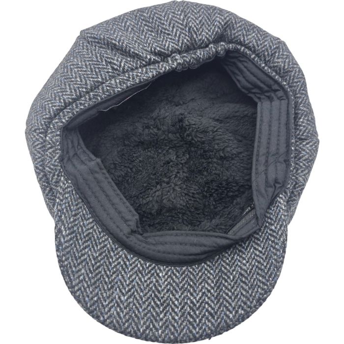 Women’s Herringbone Newsboy Cap
