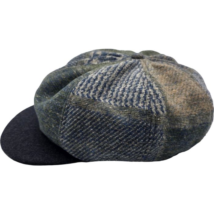 Patchwork Big Apple Newsboy Cap