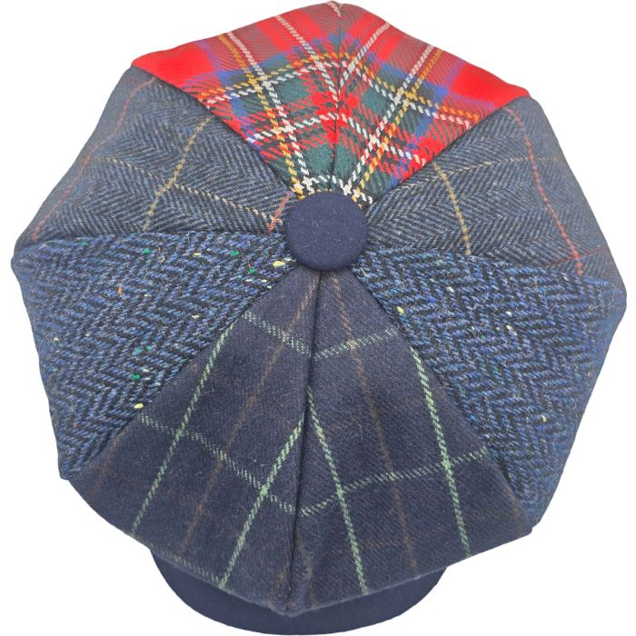 Patchwork Big Apple Newsboy Cap