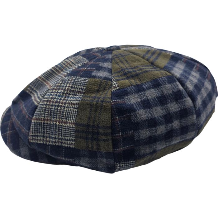 Patchwork Newsboy Cap