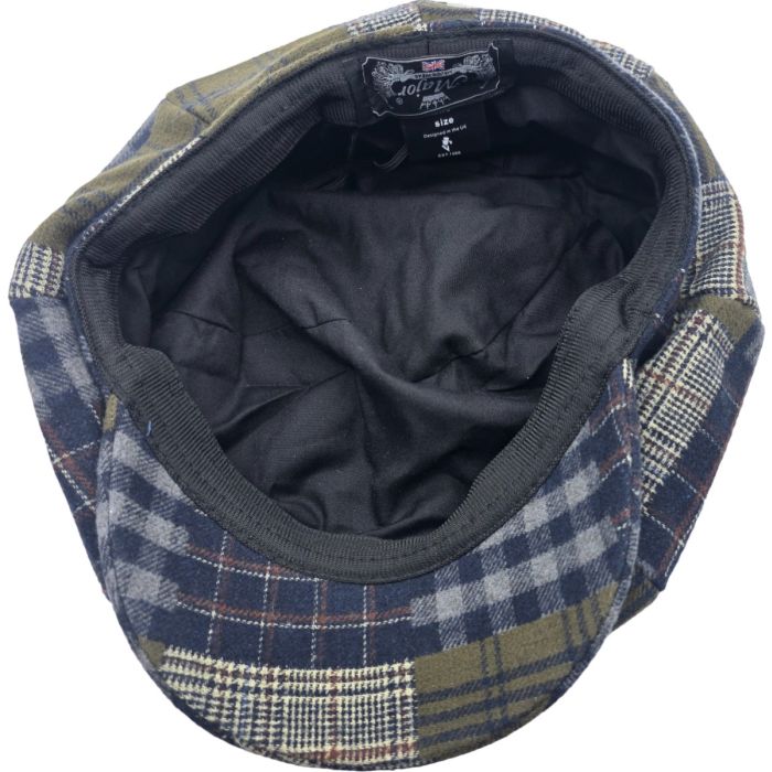 Patchwork Newsboy Cap