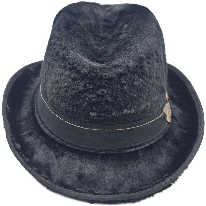 Fancy Faux Fur Homburg Hat