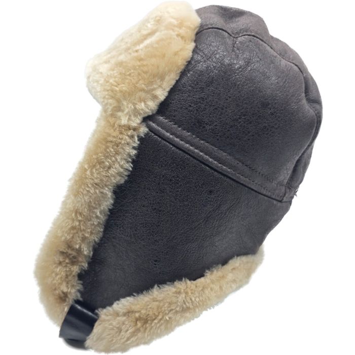 Genuine Leather Trapper Hat