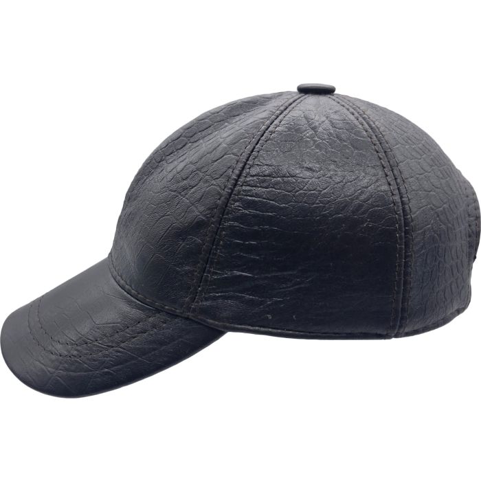Genuine Leather Casual Baseball Cap