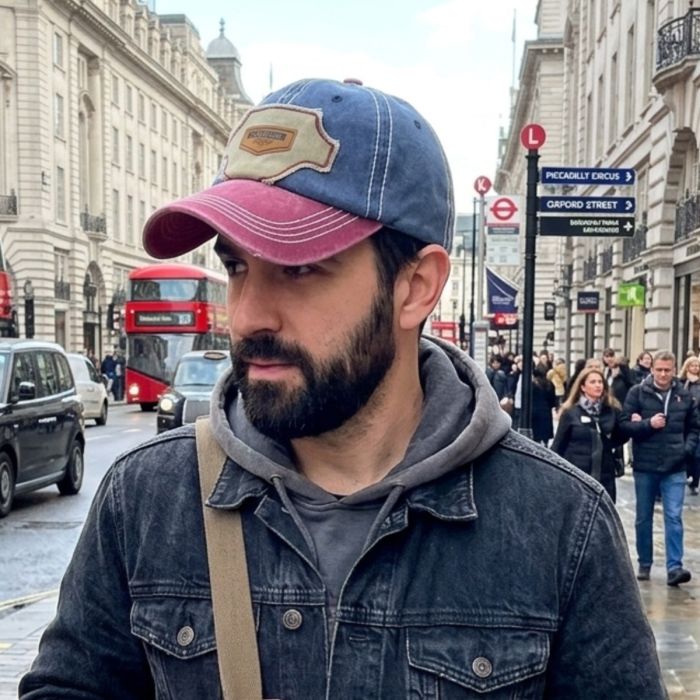Casual London Stone Wash Baseball Cap