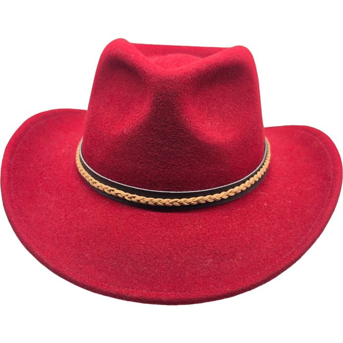 Classic Wool Felt Fedora Hat