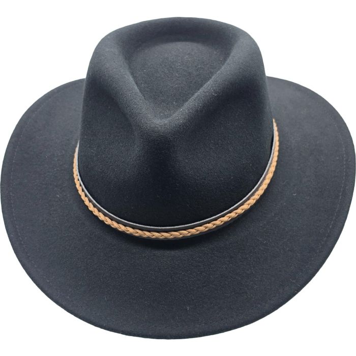 Classic Wool Felt Fedora Hat