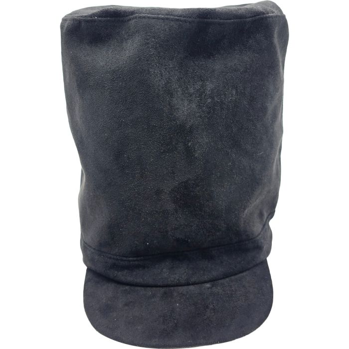 Faux Suede Peaked Long Rasta Hat