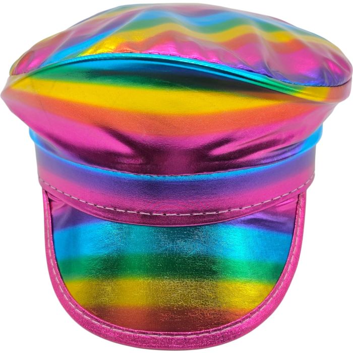 Fancy Party Rainbow Captain Hat