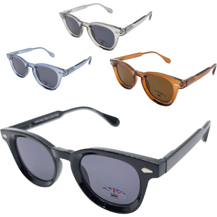Classic Wayfarer Style Oval Sunglasses (12Pcs)