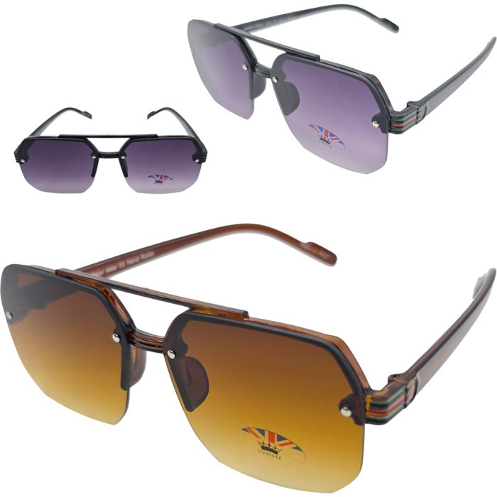 Modern Oversized Geometric Square Sunglasses (12Pcs)