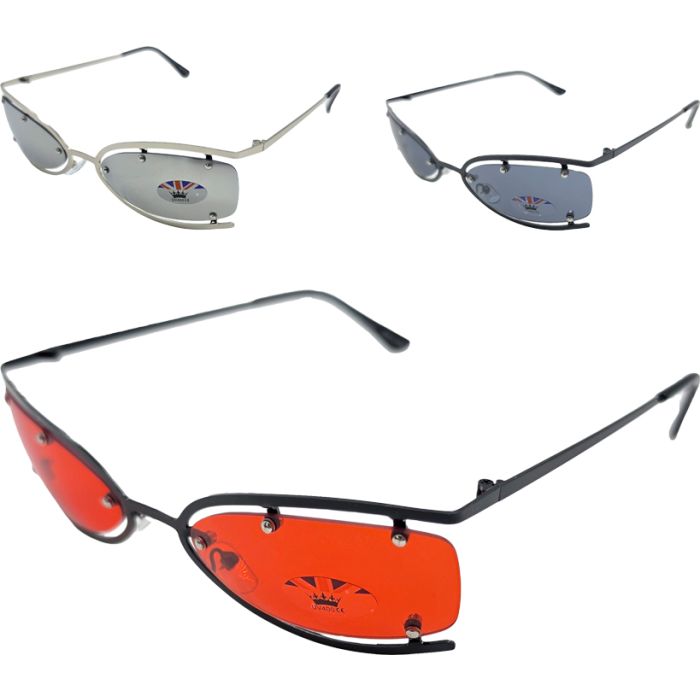 Retro Fancy Wrap-Around Sunglasses (12Pcs)