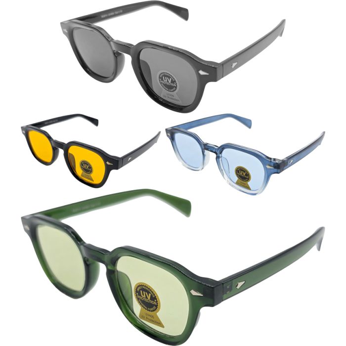 Retro Chunky Oval Sunglasses (12Pcs)