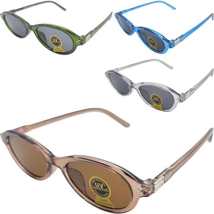 Retro Slim Oval Sunglasses (12Pcs)