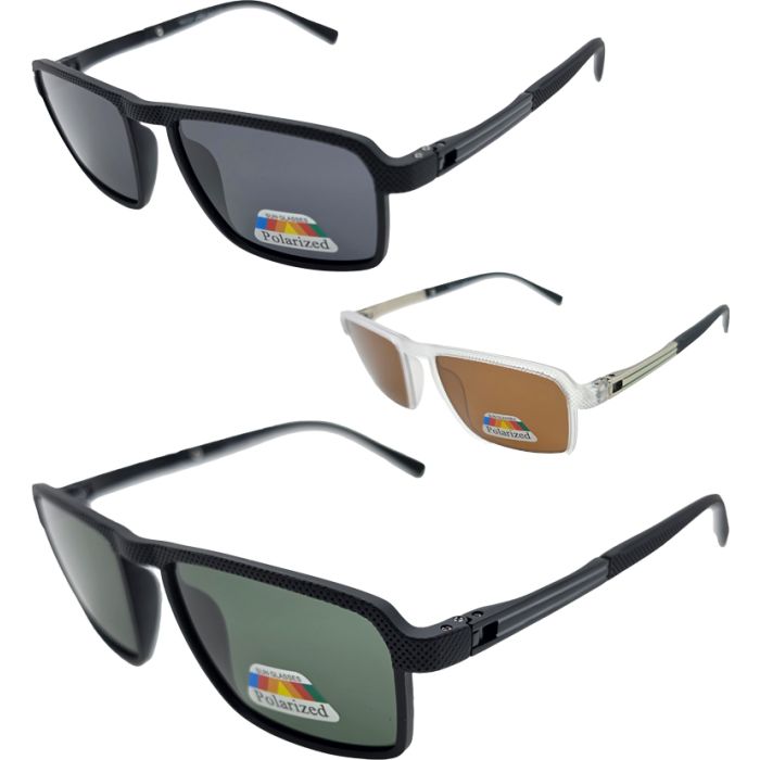 Polarized Rectangular Sunglasses (12Pcs)