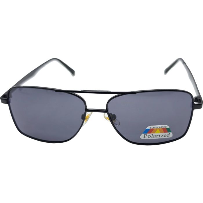 Polarized Double-Bridge Rectangle Sunglasses (12Pcs)