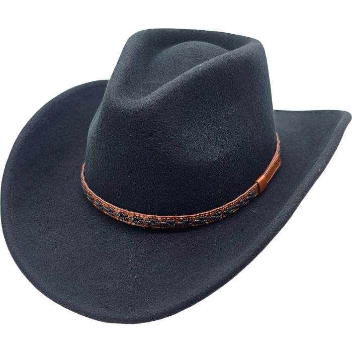 Classic Wool Felt Cowboy Hat