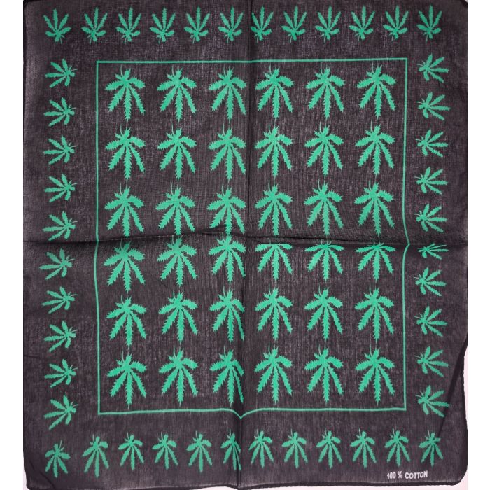 Leaf Grid Bandana (12Pcs)