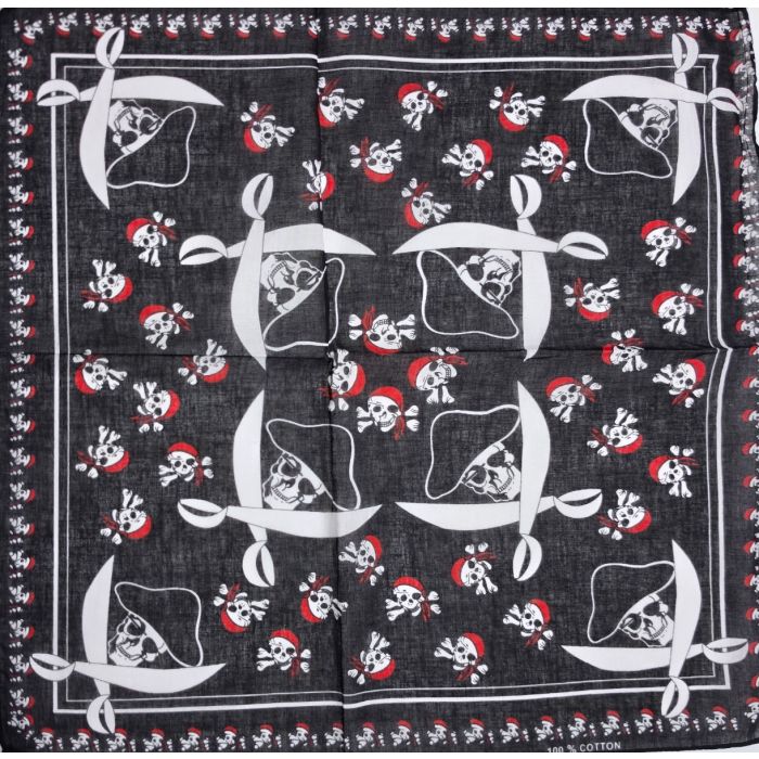 Pirate Skull Bandana (12Pcs)