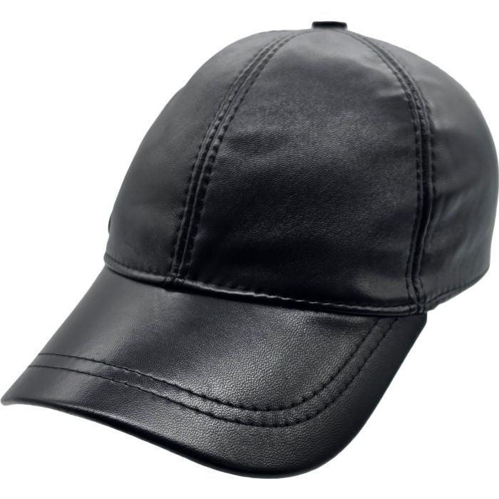 Classic Genuine Leather Baseball Cap