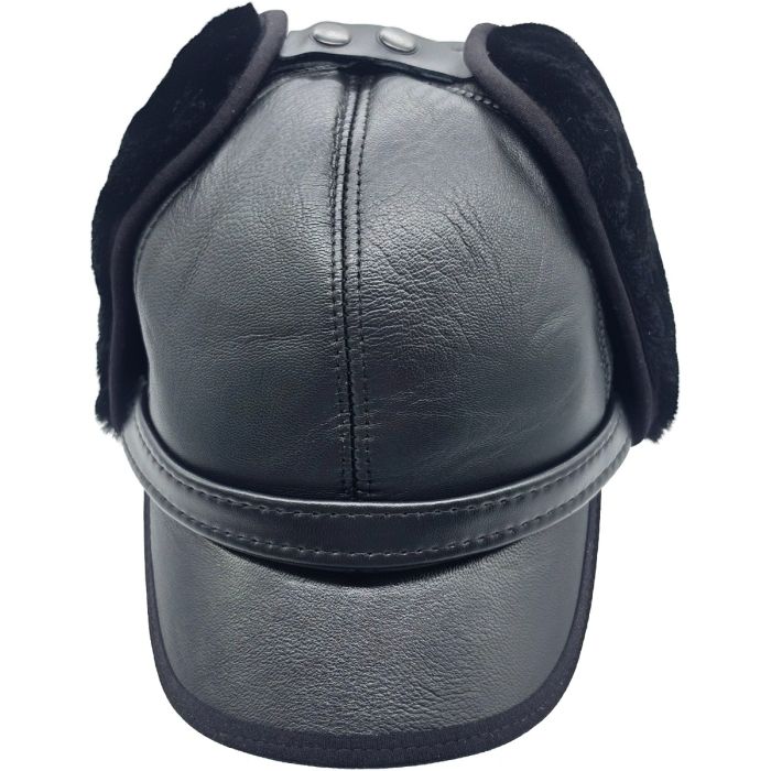 Genuine Leather Trapper Hat
