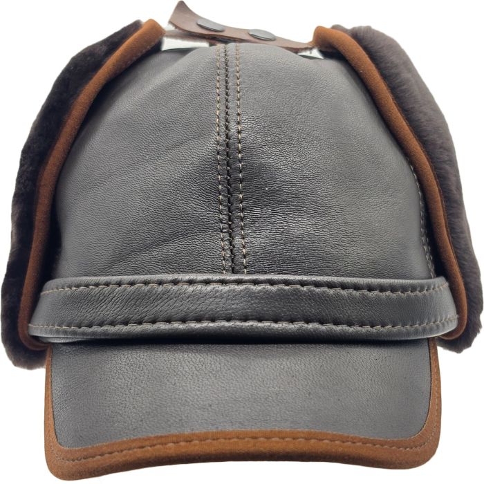 Genuine Leather Trapper Hat