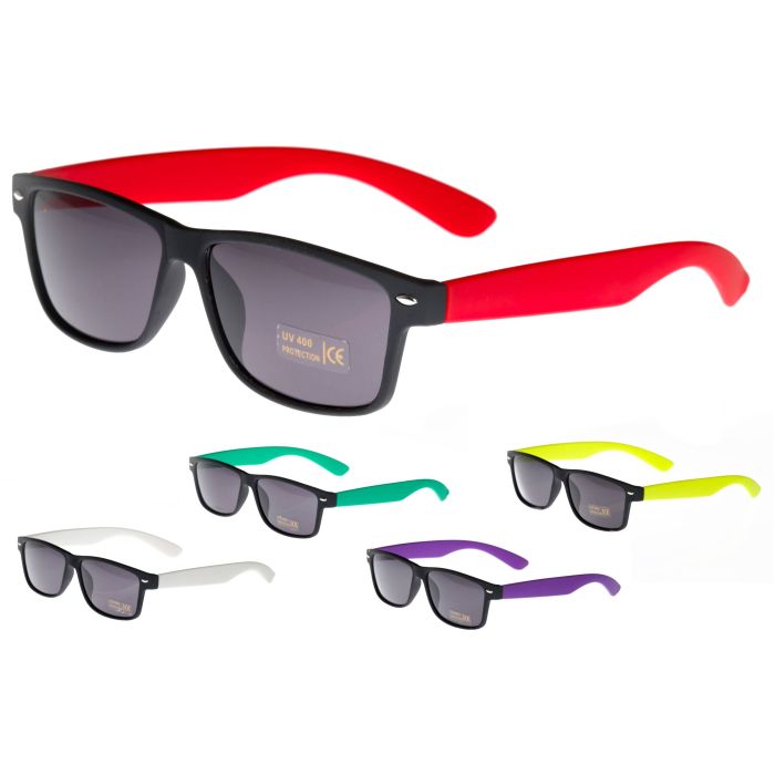 Coloured Wayfarer Sunglasses (12pcs)