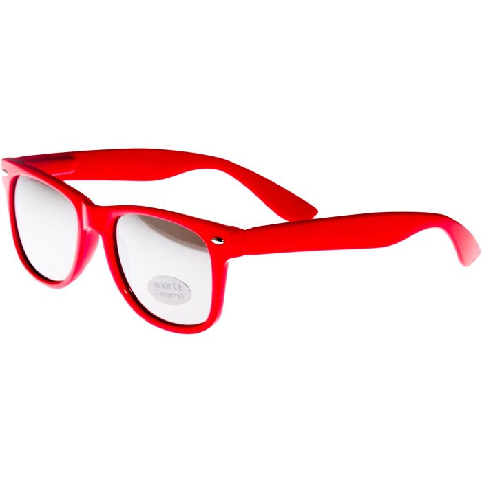 UV Framed Wayfarer Sunglasses - Mirrored (12pcs)