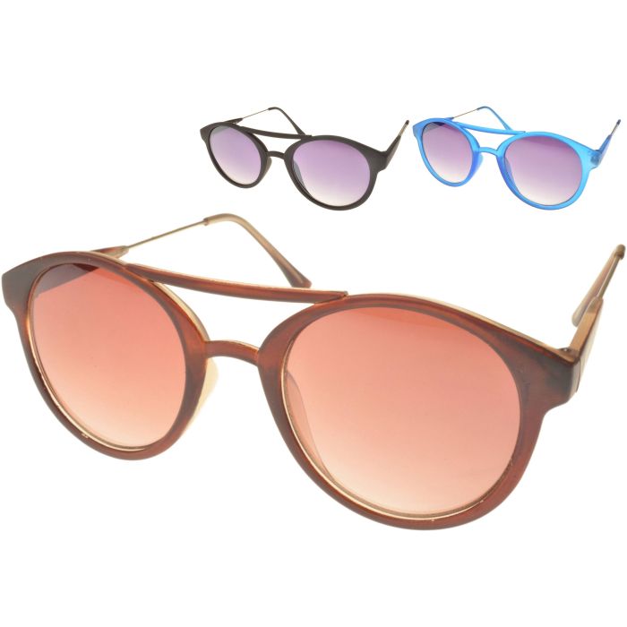 Stylish Round Retro Sunglasses (12pcs)