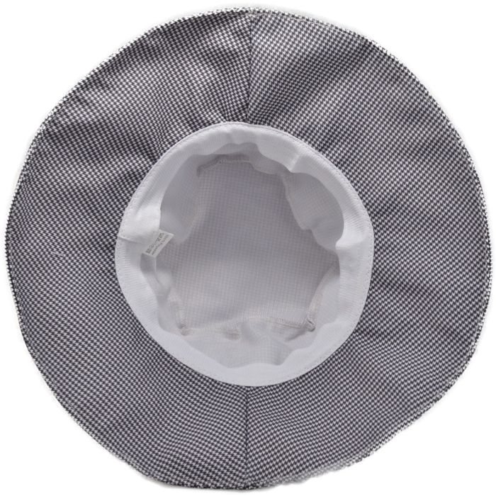 Houndstooth Checkered Womens Summer Sun Hat