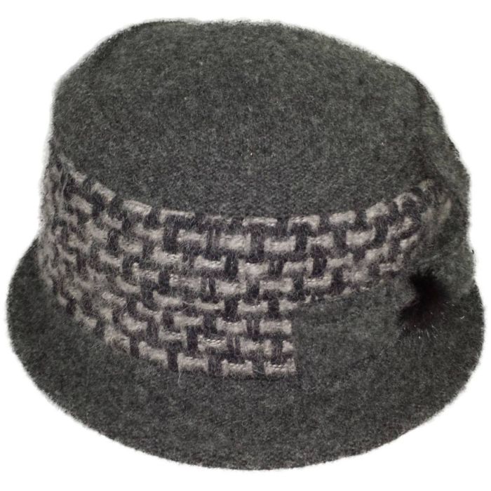 Womens Wool Vintage Cloche Hat