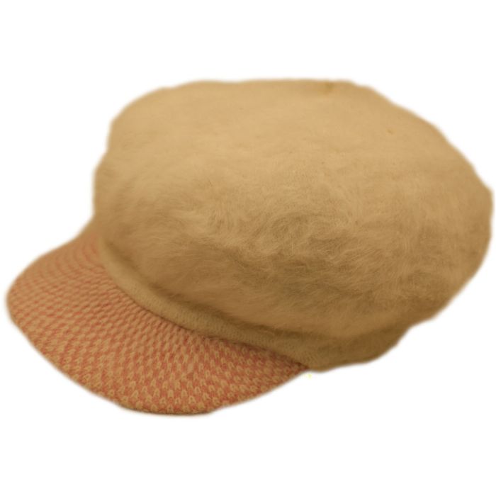 Womens Angora Newsboy Cap