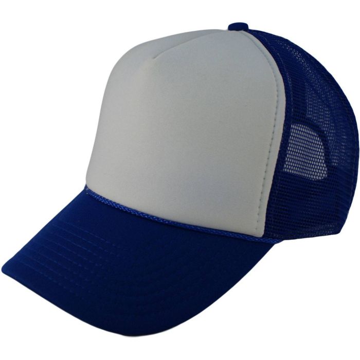 Plain Trucker Mesh Adjustable Baseball Cap (12pcs)