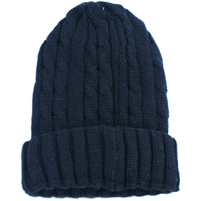 Knitted Beanie Hat (12pcs)