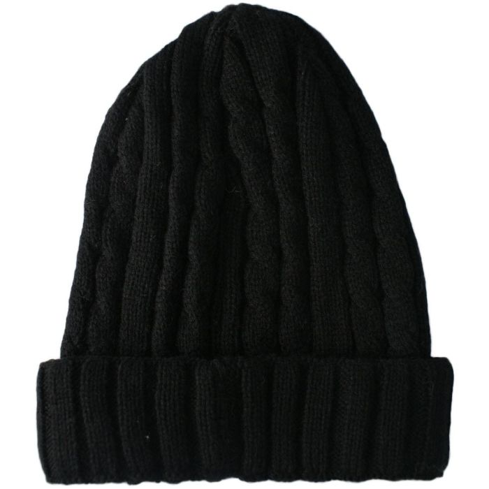 Knitted Beanie Hat (12pcs)