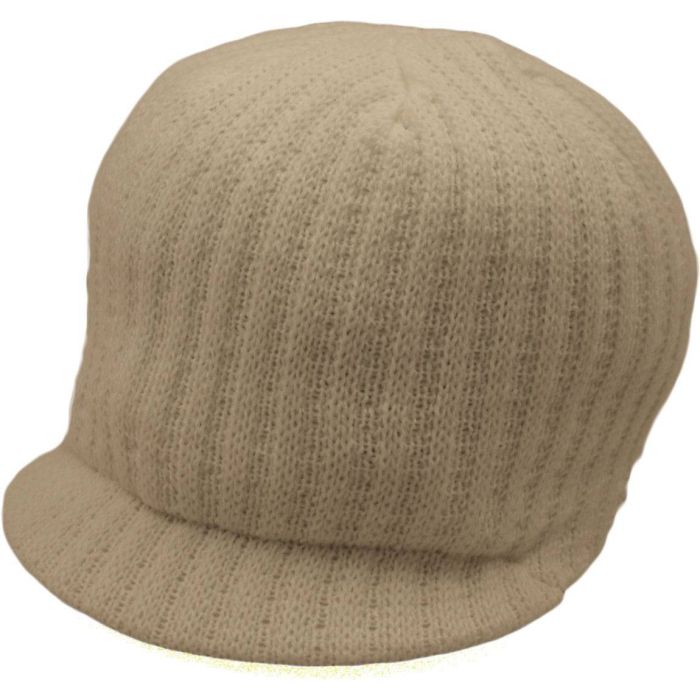 Knitted Peaked Beanie Hat (12pcs)