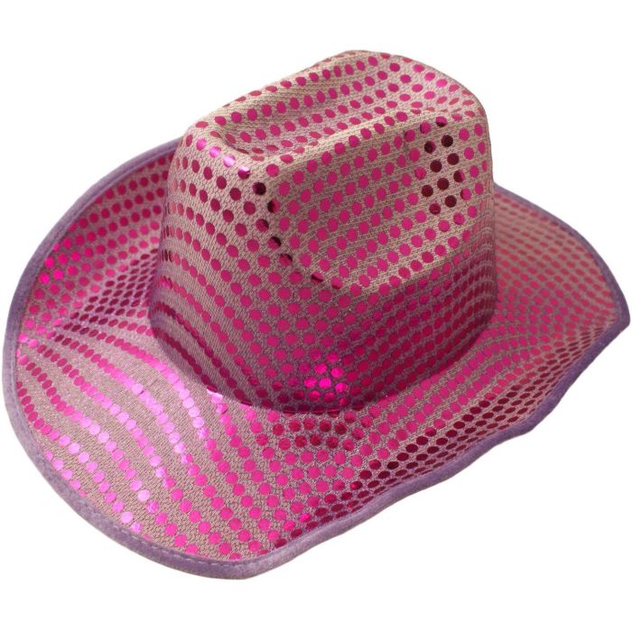 Fancy Dress Dotted Sequin Cowboy Hat (12pcs)
