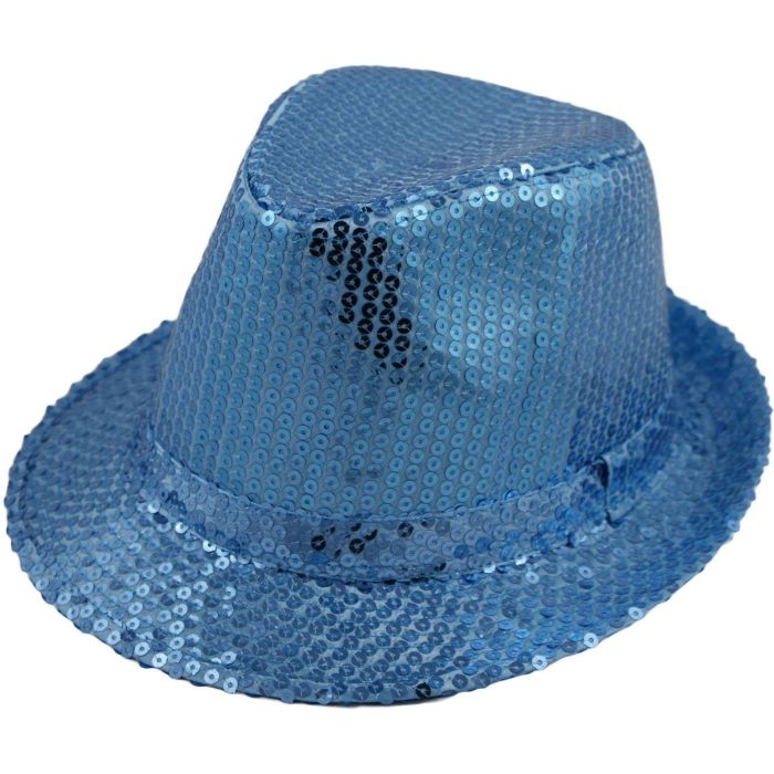 Fancy Dress Sequin Trilby Hat (12pcs)