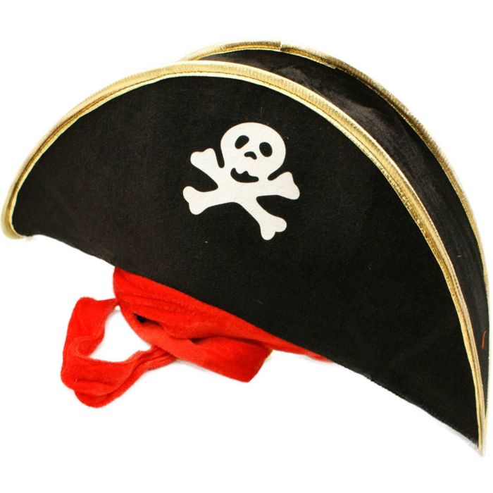 Fancy Dress Pirate Bicorne Hat (12pcs)