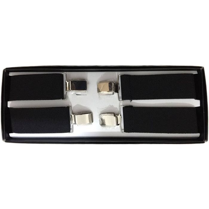 35mm Wide Adjustable Braces / Suspenders - Boxed